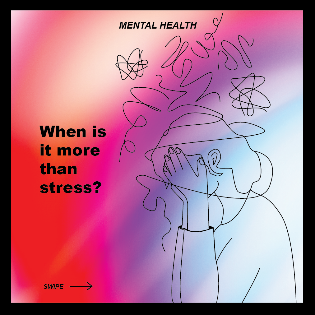 when to know if it's more than stress